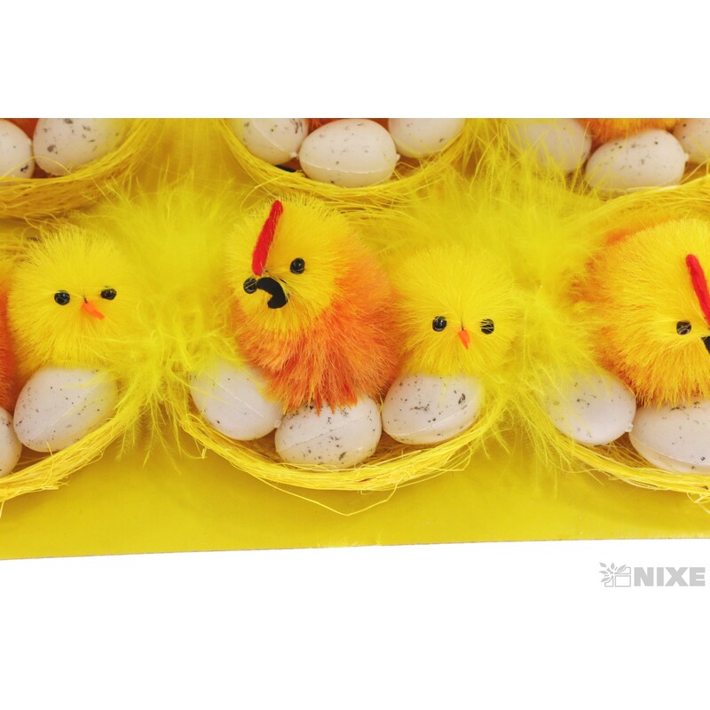 KUŘÁTKA 6x5cm 6ks*ŽLUTÁ