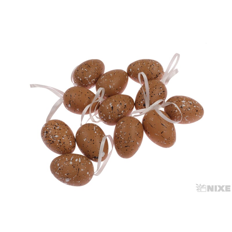 VAJÍČKA 12ks 5cm*MIX BAREV