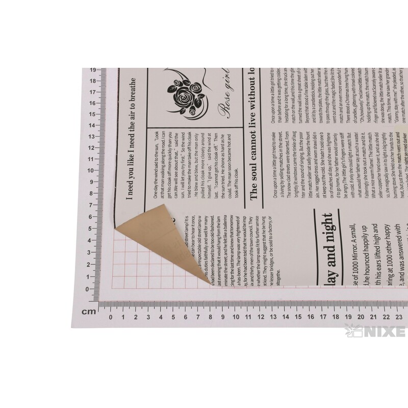 PL ROLE PEC NOVINY 58cmx10m*HNĚDÁ