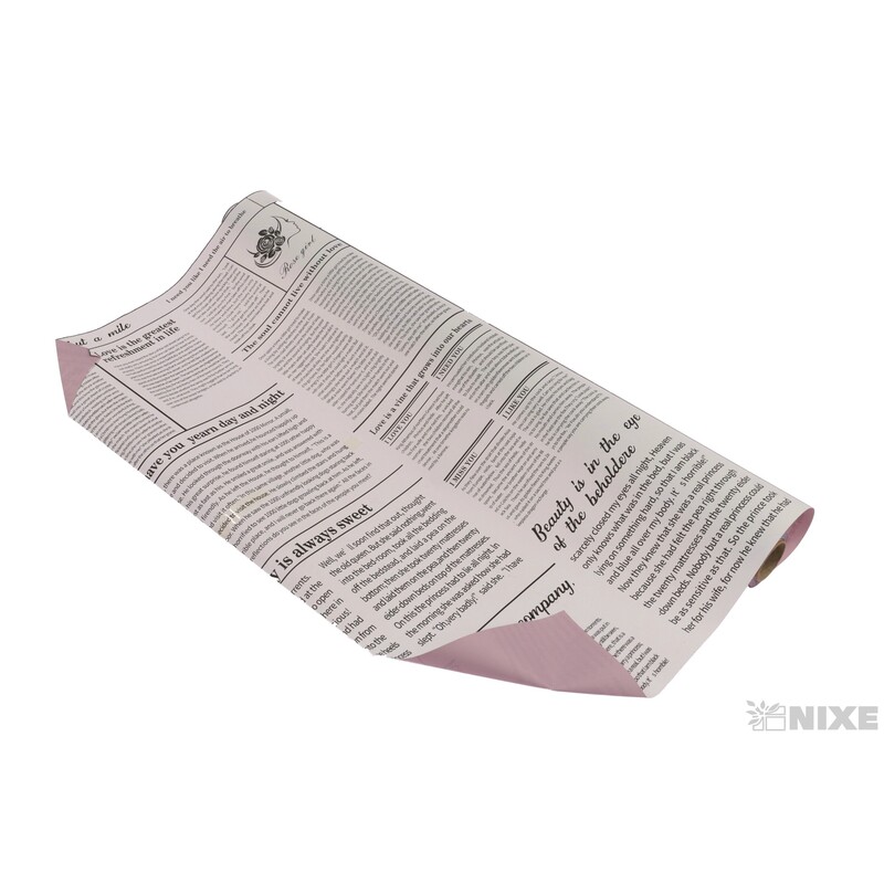 PL ROLE PEC NOVINY 58cmx10m*STARORŮŽOVÁ