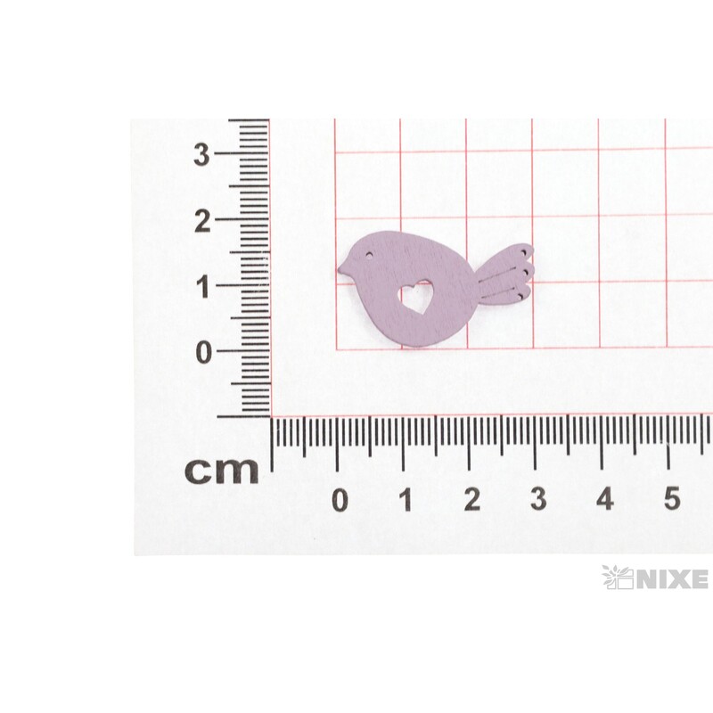 PTÁČEK D 3cm 60ks*MIX BAREV