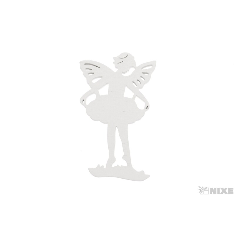 VÍLA D 6x10cm 6ks*BÍLÁ