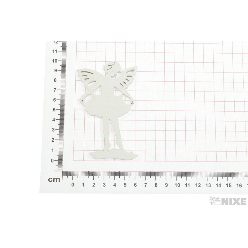 VÍLA D 6x10cm 6ks*BÍLÁ