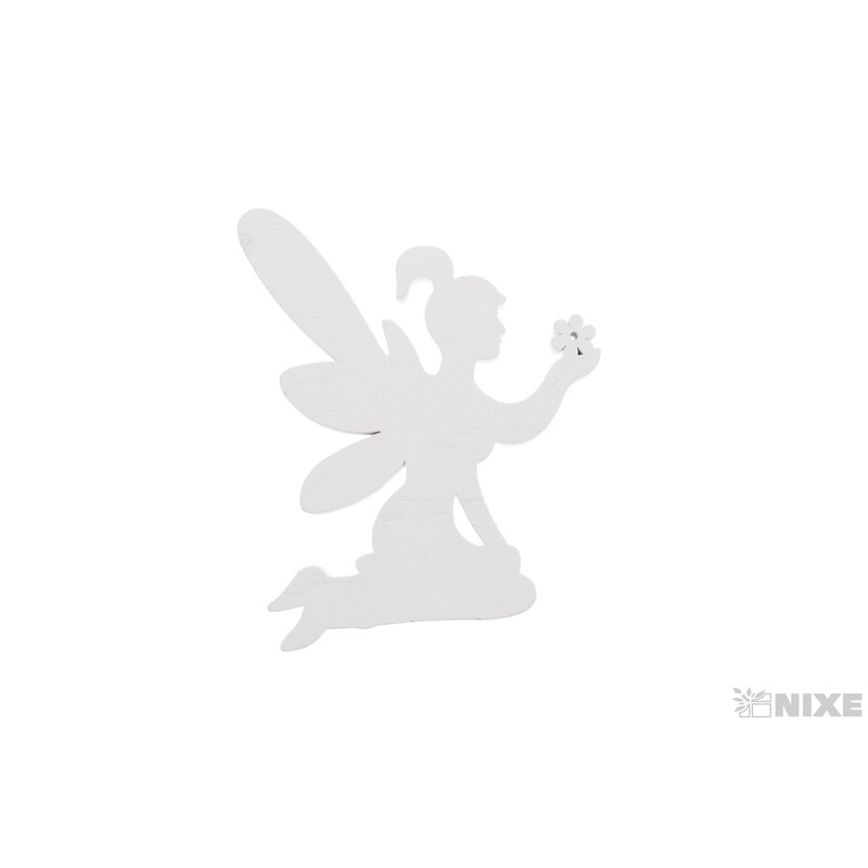 VÍLA D 7x10cm 6ks*BÍLÁ