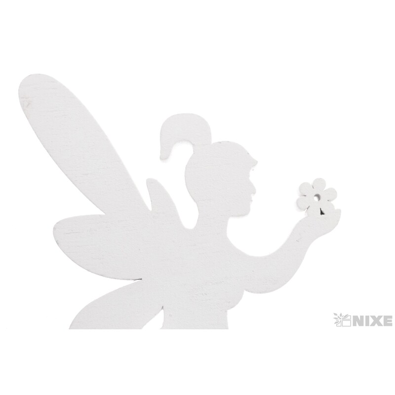 VÍLA D 7x10cm 6ks*BÍLÁ