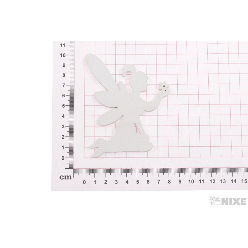 VÍLA D 7x10cm 6ks*BÍLÁ