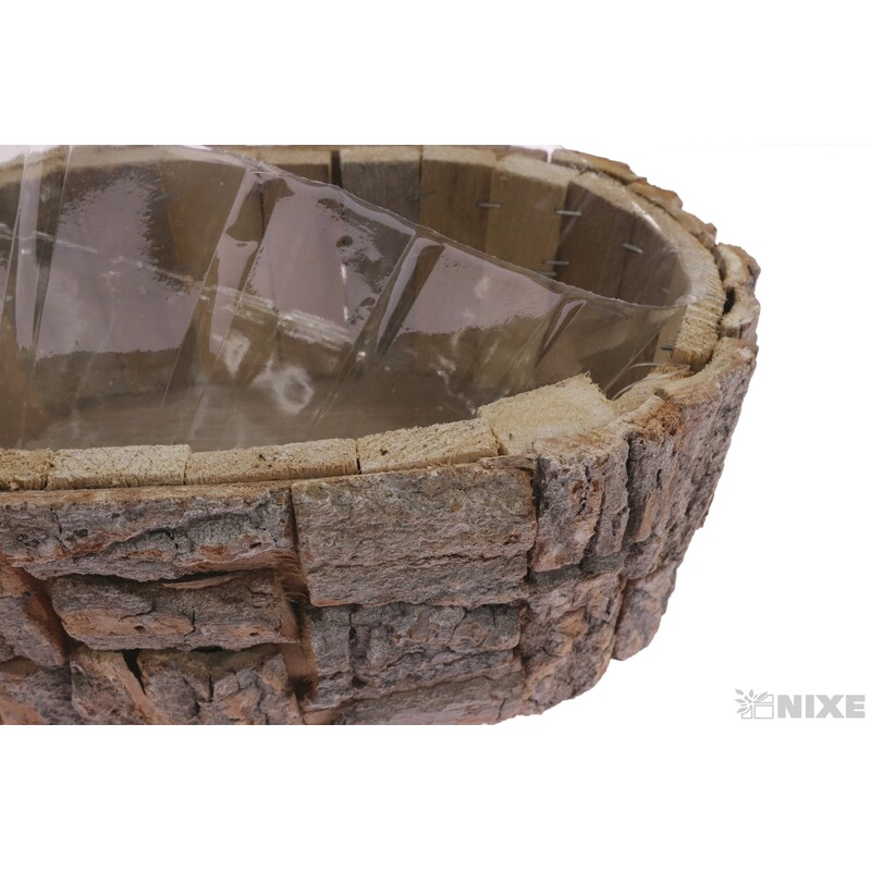 OBAL KŮRA OVÁL 23x14x09cm*PŘÍRODNÍ