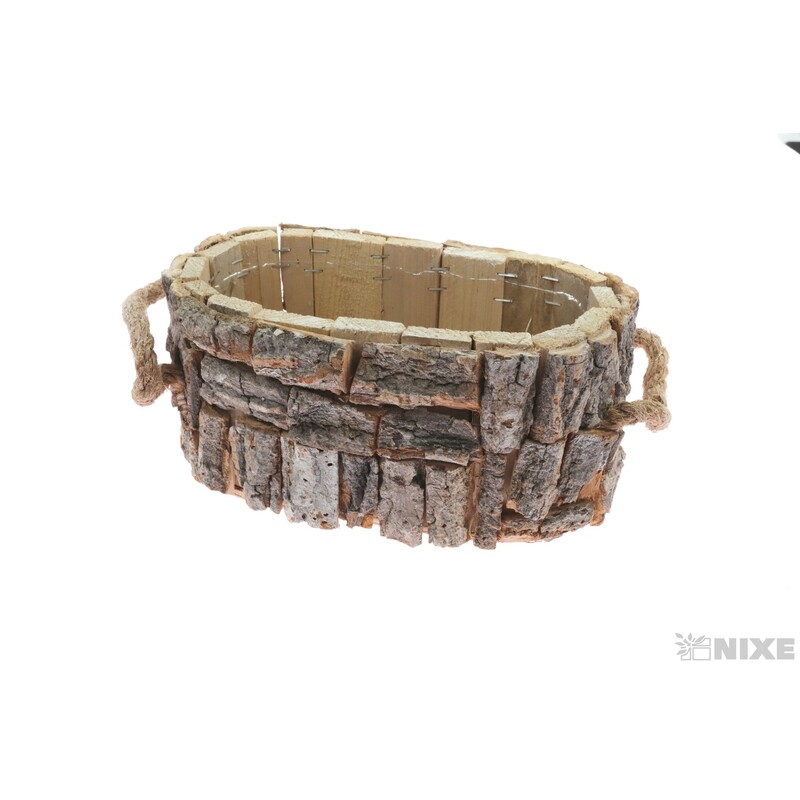 OBAL KŮRA OVÁL 19x09x10cm*BÍLÁ