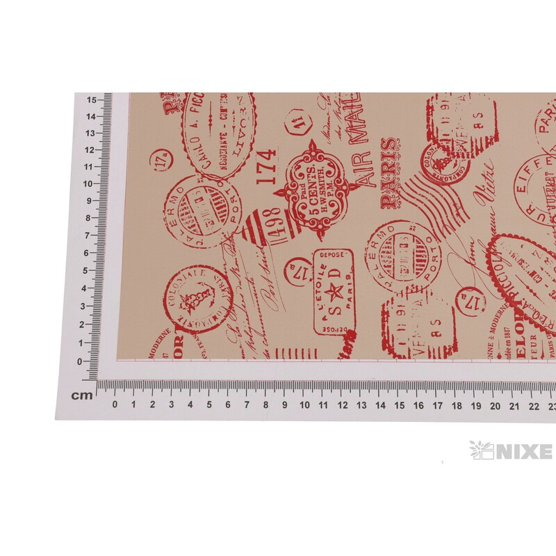 ROLE PLAST STEMPLE 50cmx9yd*ČERVENÁ