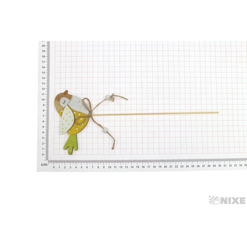 ZÁPICH PTÁČEK 11x7x30cm 8ks*MIX BAREV