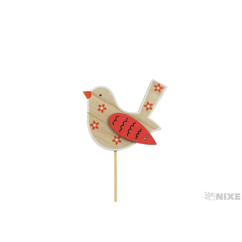 ZÁPICH PTÁČEK 6x6x24cm 8ks*MIX BAREV