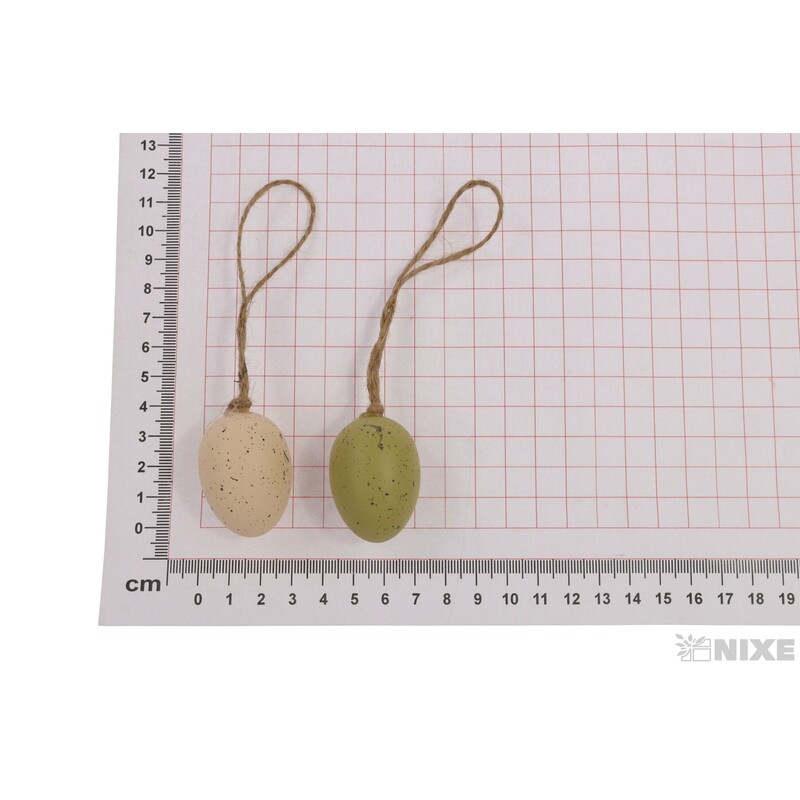 VAJÍČKA 12ks 4cm*MIX BAREV