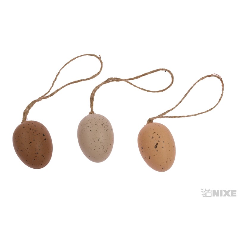 VAJÍČKA 12ks 4cm*MIX BAREV