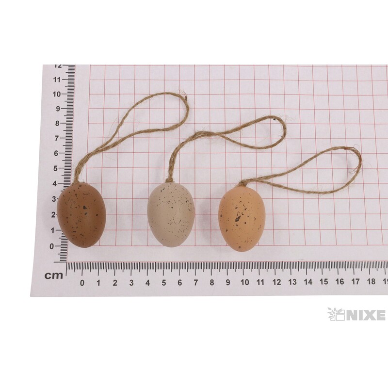 VAJÍČKA 12ks 4cm*MIX BAREV