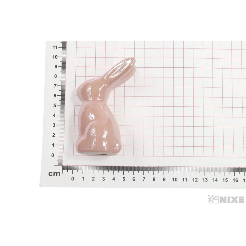 ZAJÍC KERAMIKA 9x3,5cm*MIX BAREV