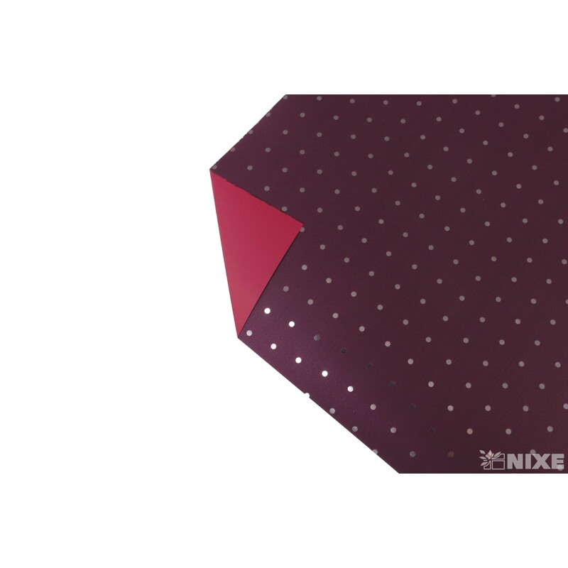 ROLE PLAST MINIPUNTÍK 50cmx5yd*VÍNOVÁ