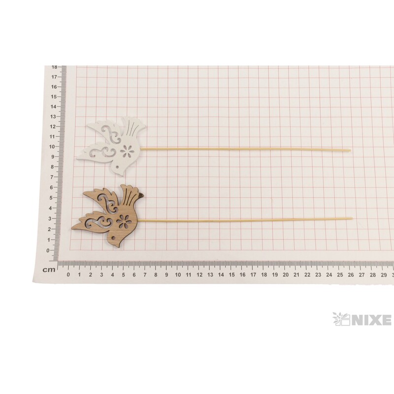 ZÁPICH PTÁČEK 6x6x26cm 10ks*MIX BAREV