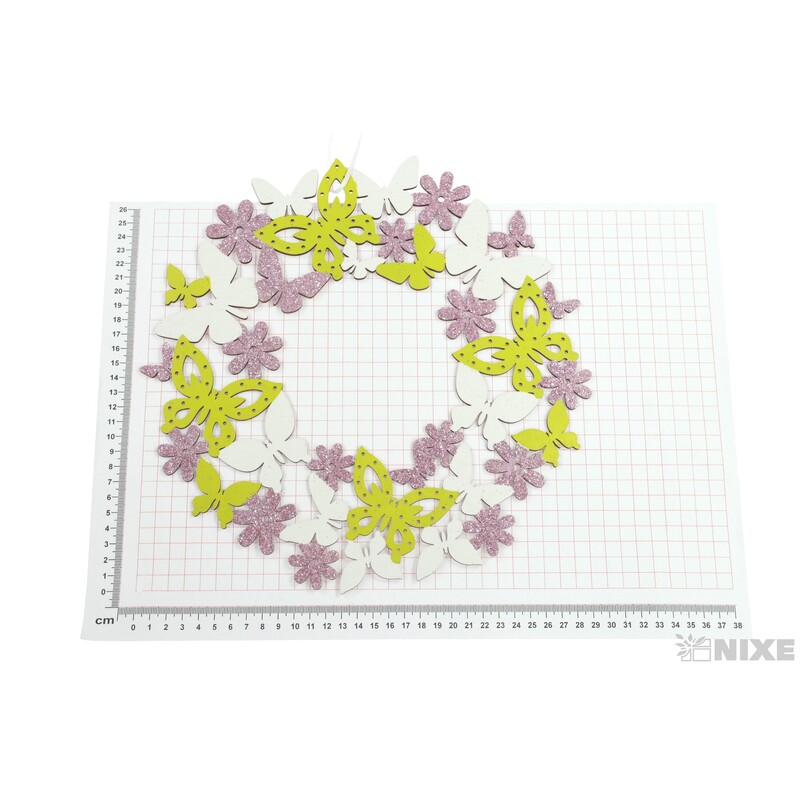 ZÁVĚS KRUH 30cm*MIX BAREV