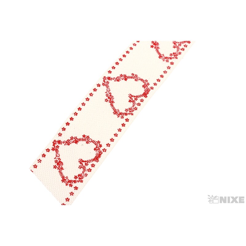 STUHA 206 SRDCE 25mmx9m*KRÉMOVÁ