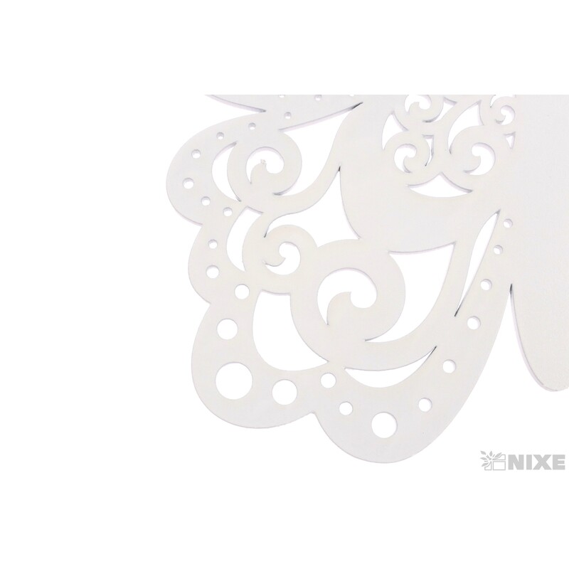 ZÁVĚS MOTÝL 29x24cm*BÍLÁ