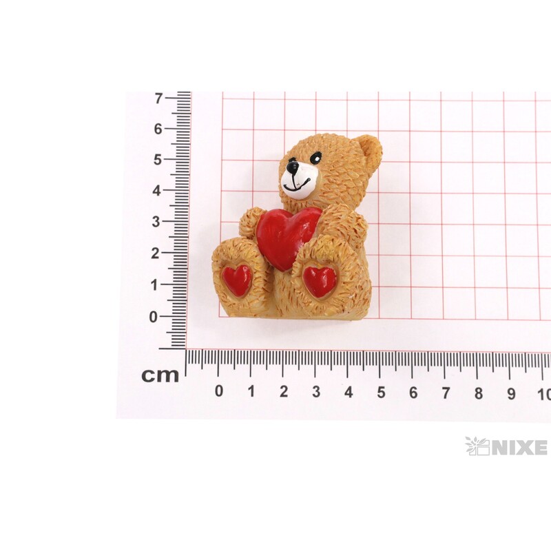 MEDVÍDEK 5x5cm 3ks*MIX BAREV