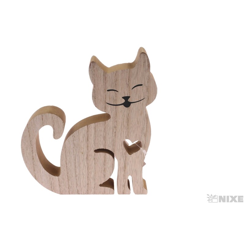 KOČKA 16x20cm*PŘÍRODNÍ