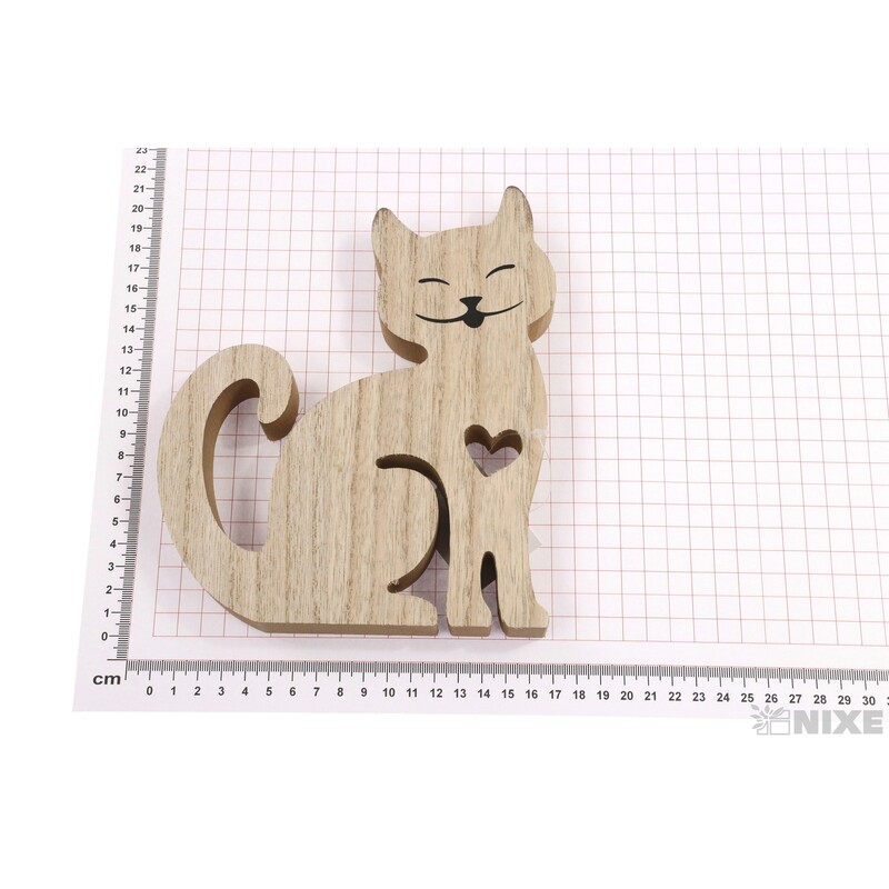 KOČKA 16x20cm*PŘÍRODNÍ