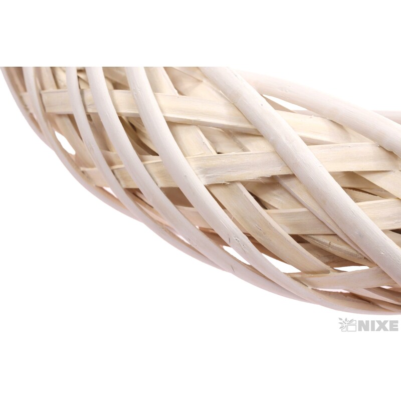 VĚNEC PROUTĚNÝ 50cm*BÍLÁ