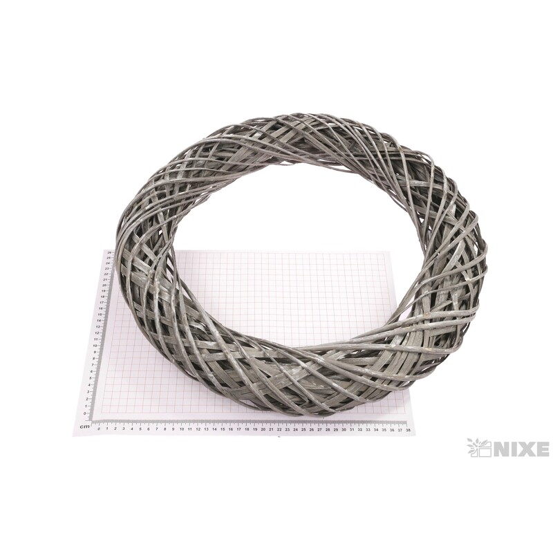 VĚNEC PROUTĚNÝ 50cm*ŠEDÁ