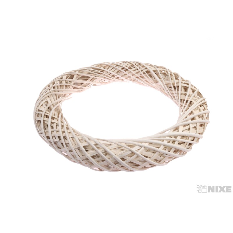 VĚNEC PROUTĚNÝ 60cm*BÍLÁ