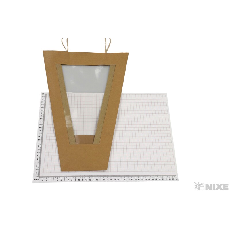 TAŠKA H OKNO 43x30x11x13cm*PŘÍRODNÍ