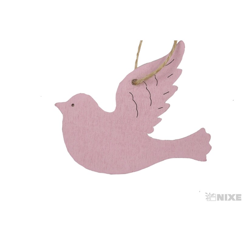 ZÁVĚS PTÁČEK D 7x5cm 6ks*MIX BAREV