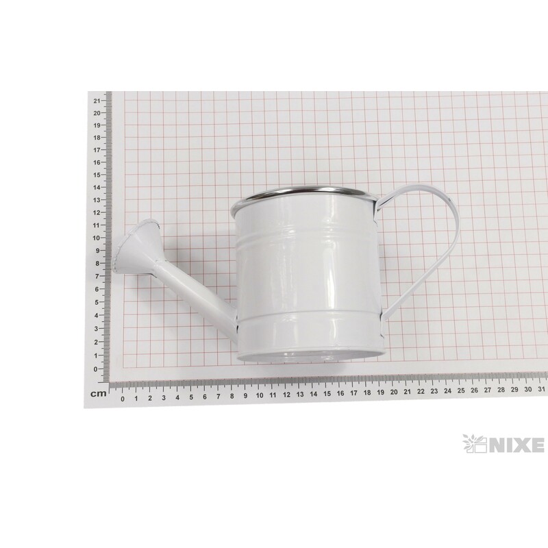 PLECHOVÁ KONEV 10x10cm*BÍLÁ