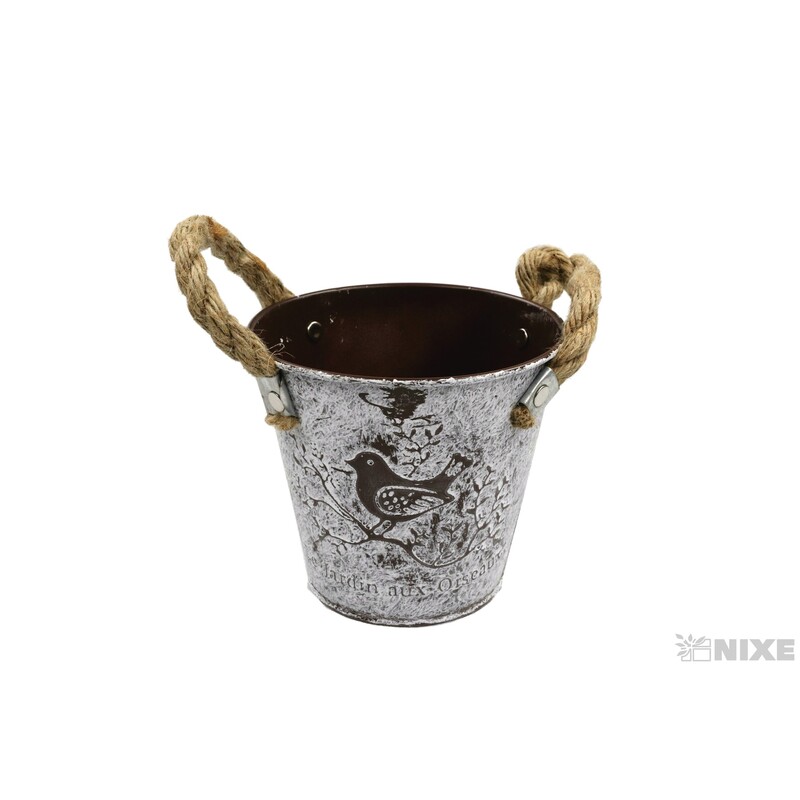 PLECHOVÝ OBAL 12x11cm*BÍLÁ