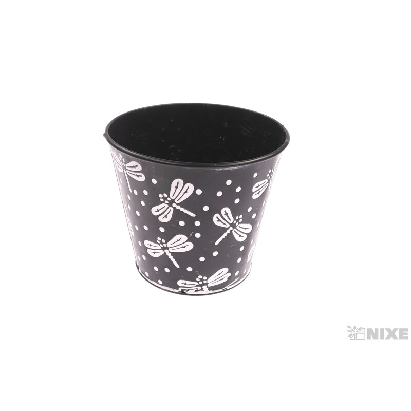 PLECHOVÝ OBAL 12x11cm*ČERNÁ