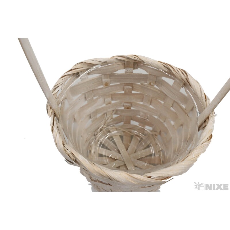 KOŠ PROUTĚNÝ 10x08x33cm*BÍLÁ