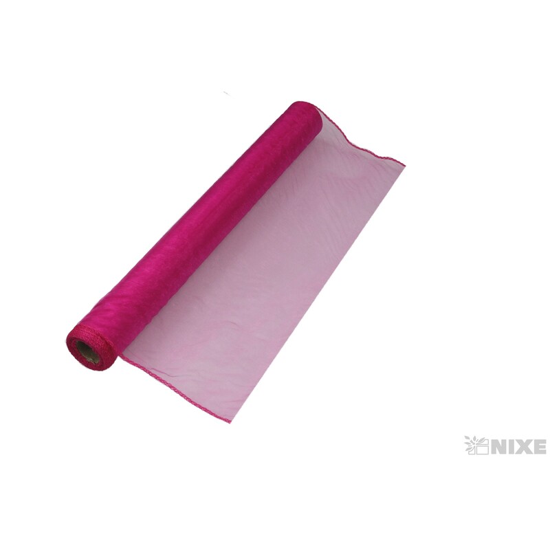 ORGANZA 39cmx8m*FUXIE