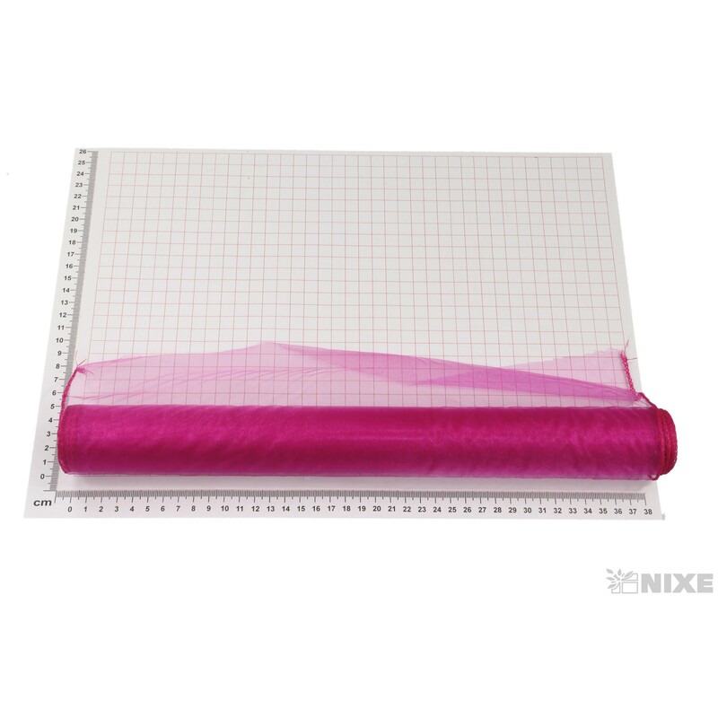 ORGANZA 39cmx8m*FUXIE
