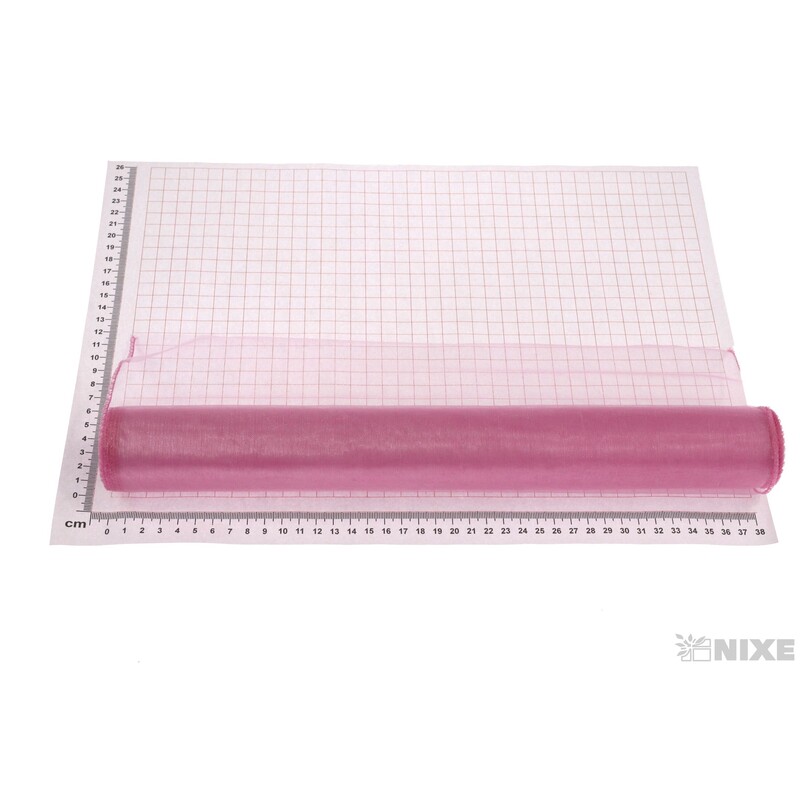 ORGANZA 38cmx10yd*RŮŽOVÁ