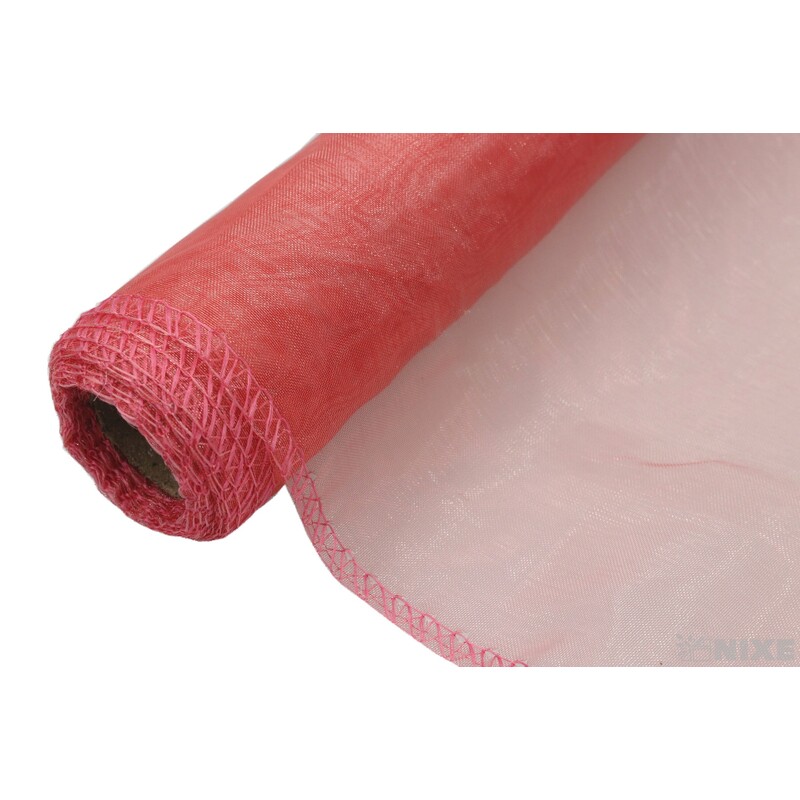 ORGANZA 39cmx8m*RŮŽOVÁ TM.