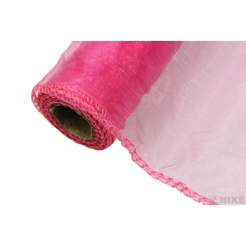 ORGANZA 39cmx8m*RŮŽOVÁ MALINA