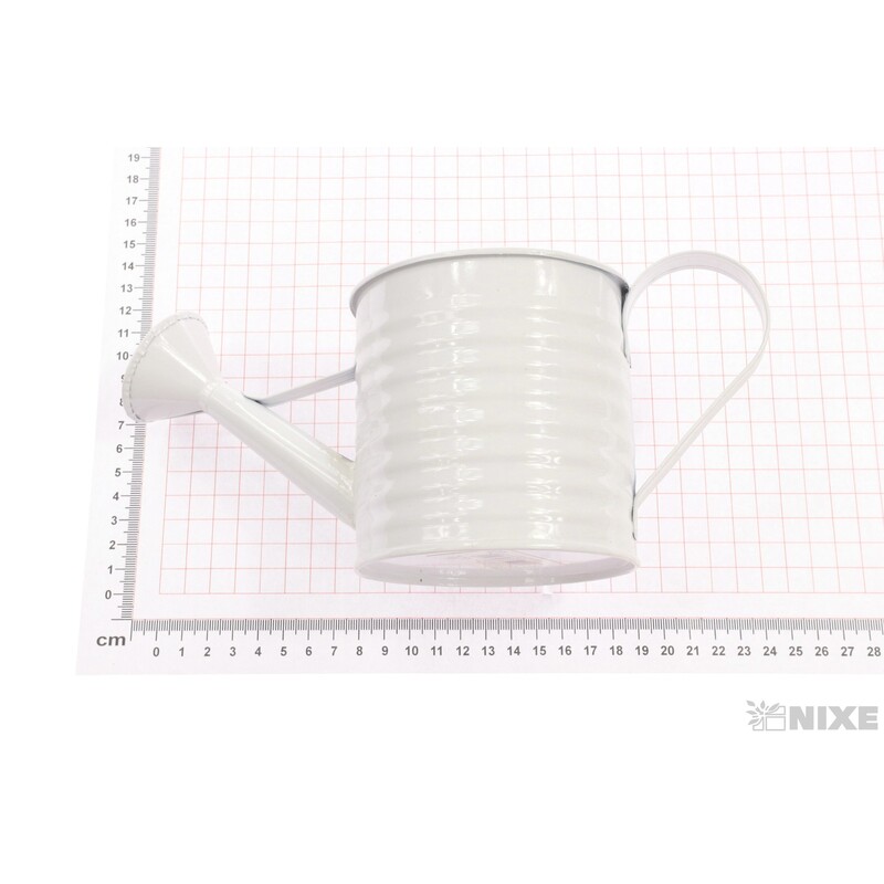 PLECHOVÁ KONEV 10x10cm*BÍLÁ