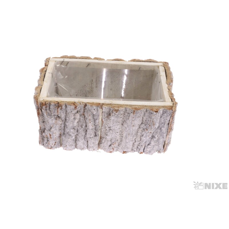 OBAL KŮRA OBDÉLNÍK 22x12x13cm*BÍLÁ