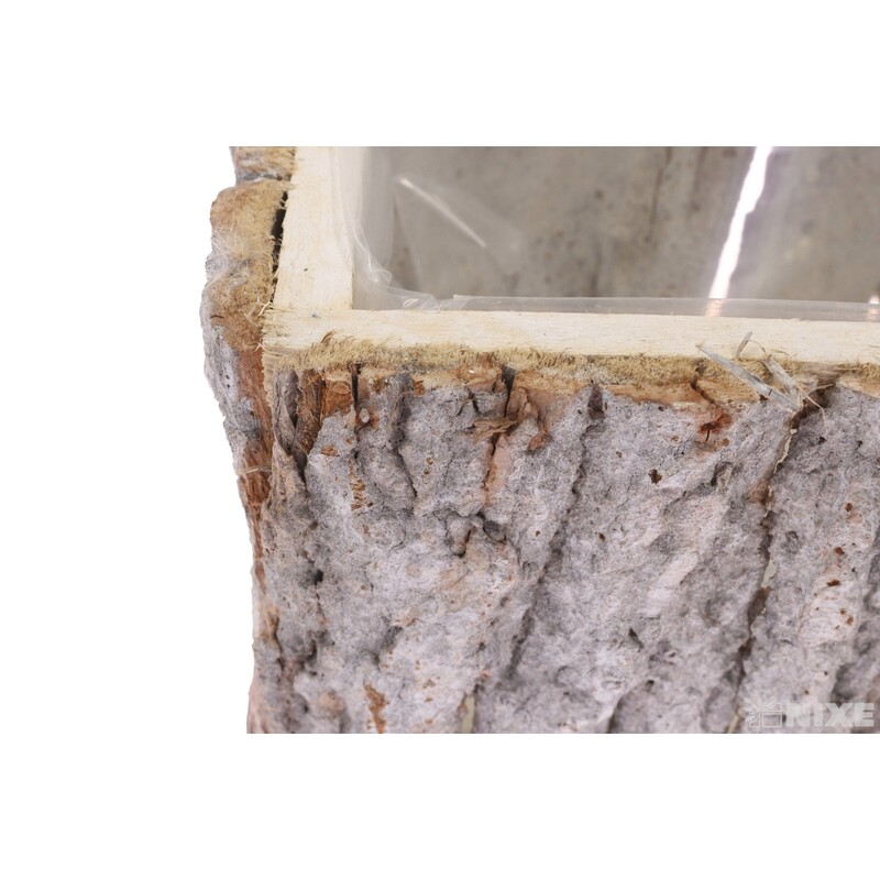 OBAL KŮRA OBDÉLNÍK 22x12x13cm*BÍLÁ