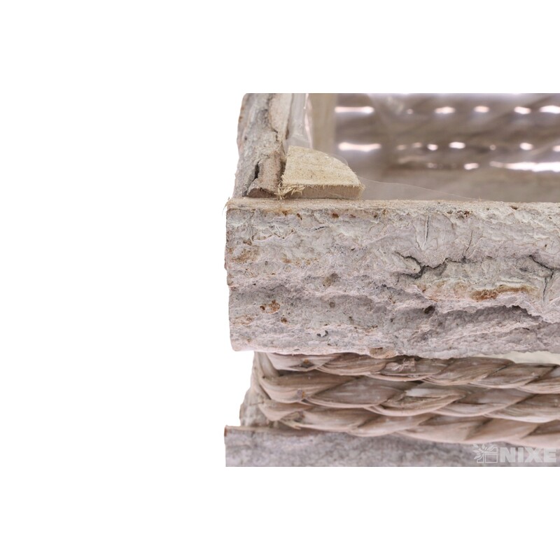 OBAL KŮRA OBDÉLNÍK 22x15x12cm*BÍLÁ