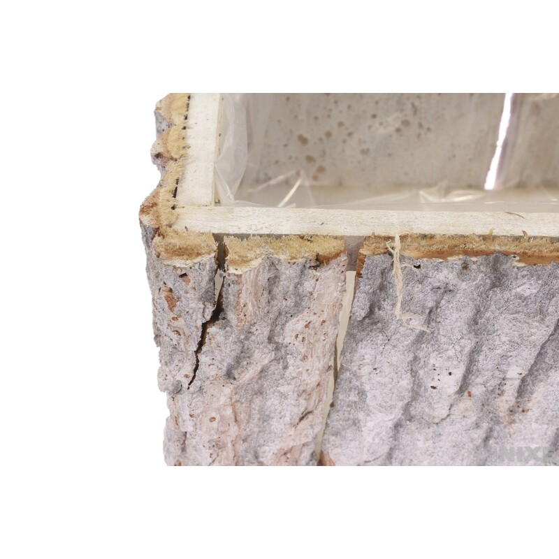 OBAL KŮRA OBDÉLNÍK 28x19x12cm*BÍLÁ