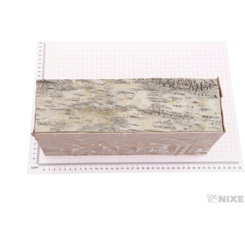 OBAL KŮRA OBDÉLNÍK 29x10x09cm*BÍLÁ