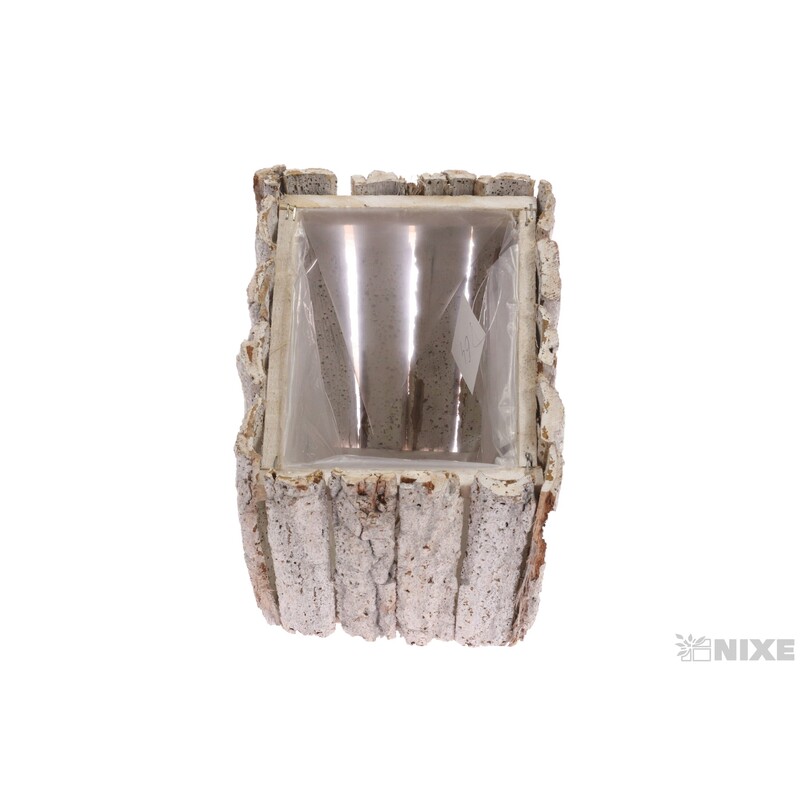 OBAL KŮRA 13x15x22cm*BÍLÁ