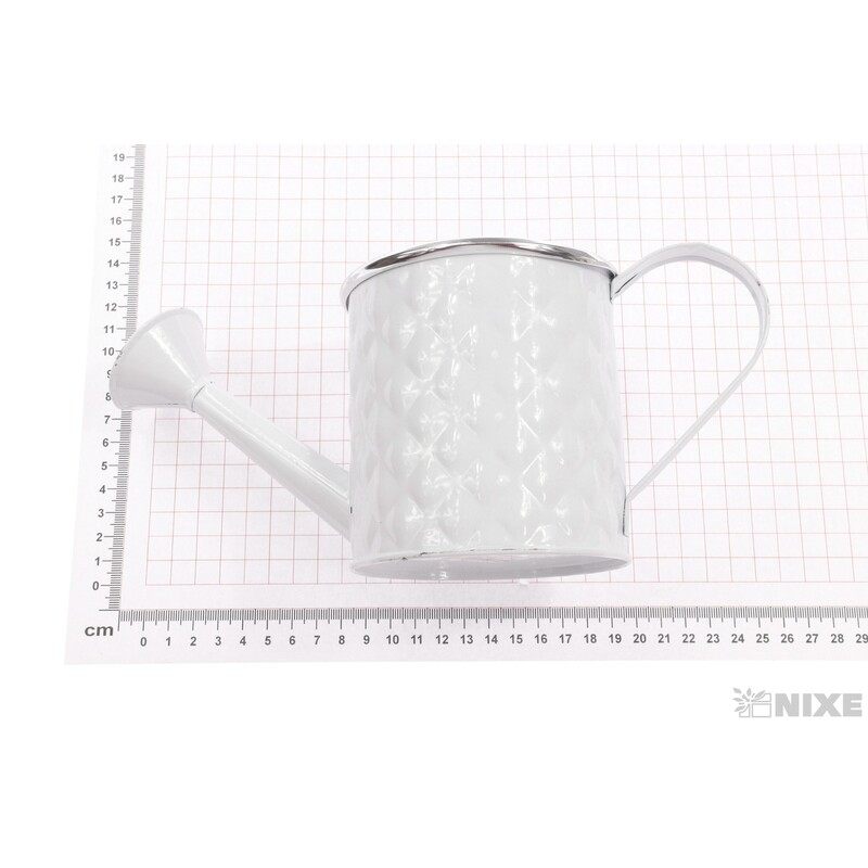 PLECHOVÁ KONEV 10x10cm*BÍLÁ