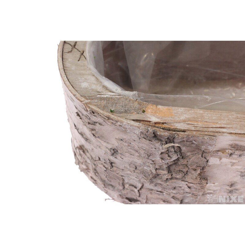 OBAL KŮRA OVÁL 35x10x9cm*BÍLÁ